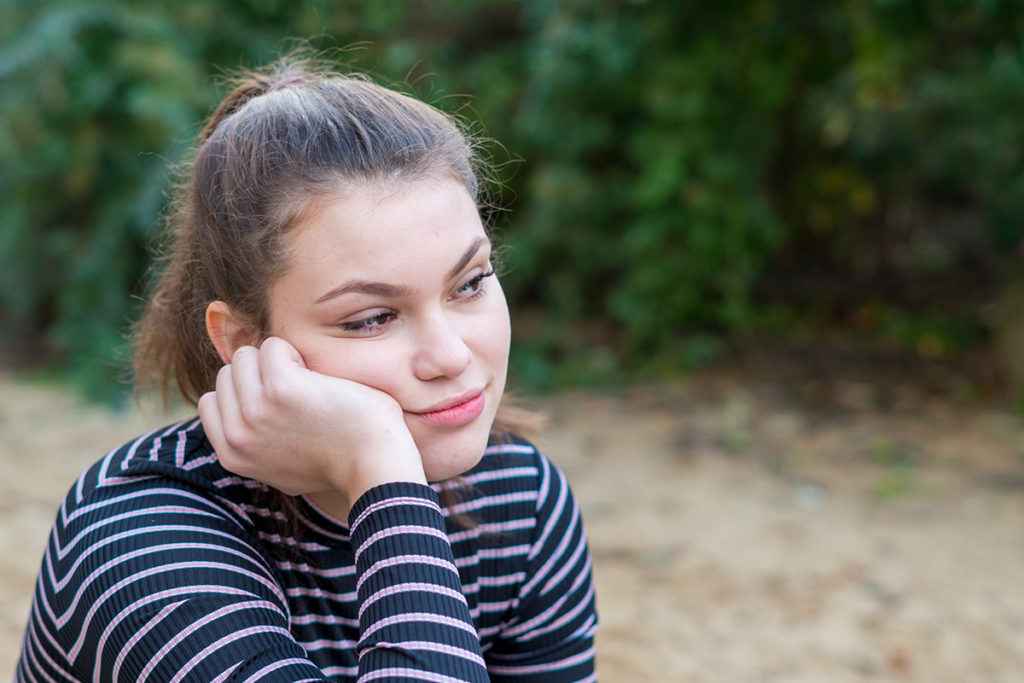 woman thinking about the dangers of mixing substances