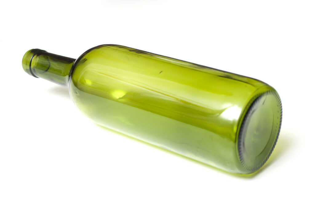 An image of a bottle, symbolizing blacking out while drinking.